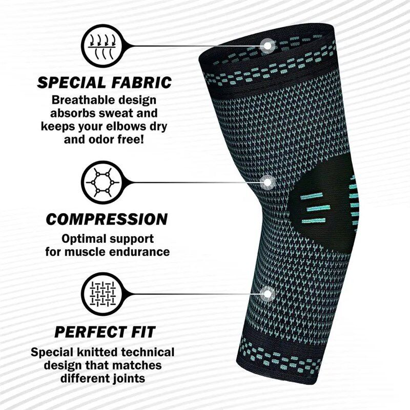 1Pcs Elastic Elbow Brace Arm Sport Support Elbow Sport Safet